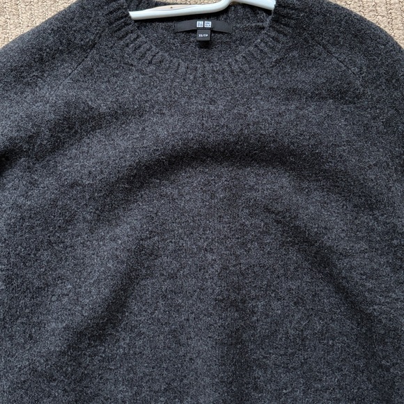 Uniqlo Soufflé Yarn Crew Neck Sweater, size XS, Dark Grey - Picture 6 of 6